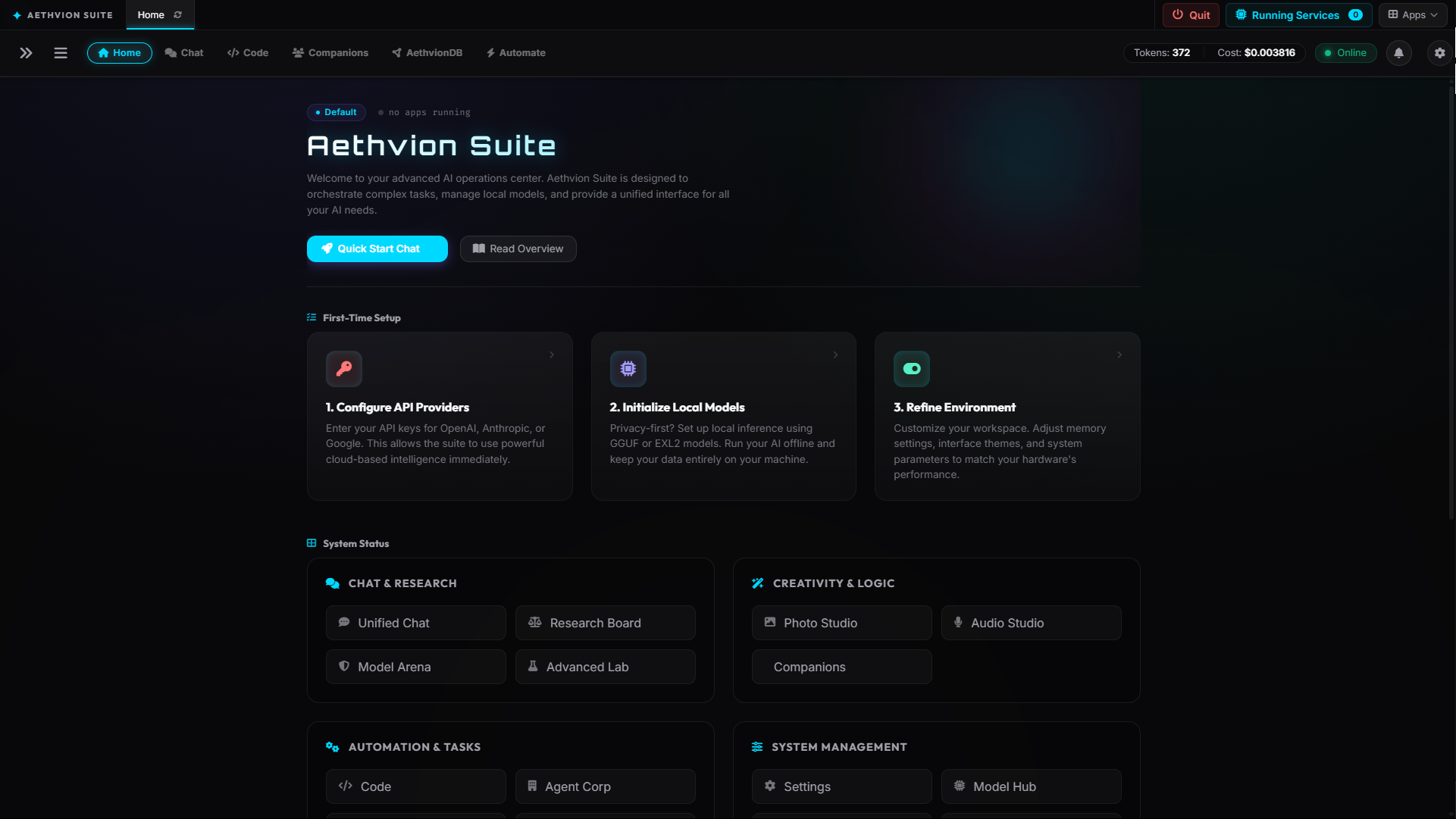 Aethvion Suite